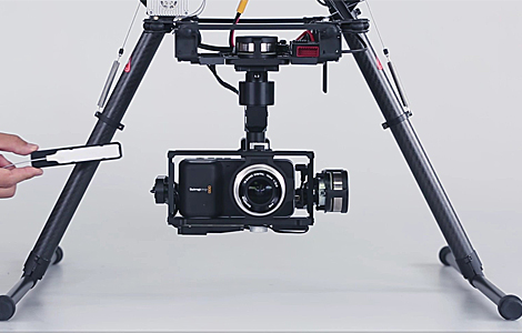 Connecting the DJI Lightbridge<br/>and Zenmuse Z15-BMPCC